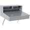 Global Industrial Wall Mounted Receiving Desk, 24W x 22D x 12H, Gray B237006 - alternate 1